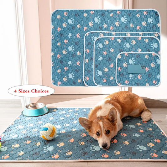 Reusable dog pee pad washable absorbent training mat for puppies
