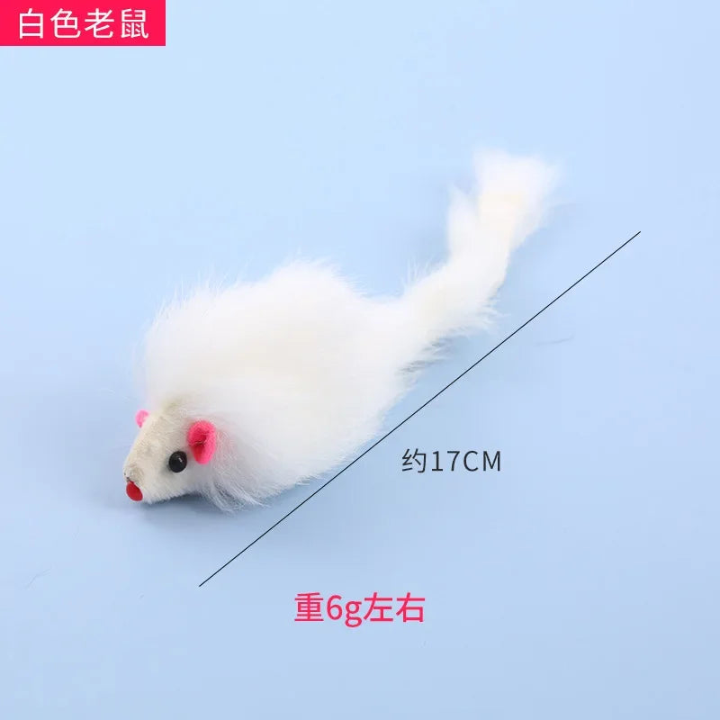 Cat Toy Mouse - Bite-Resistant Plush Interactive Toy