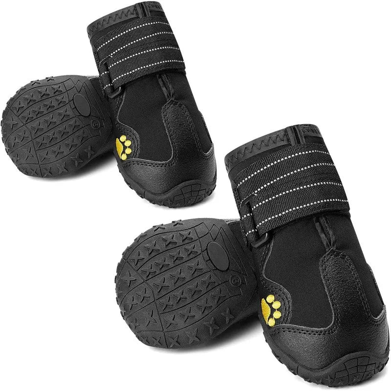 Dog Boots - Waterproof Snow Shoes 4pcs Set