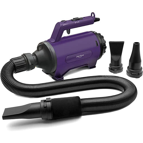 Purple professional dog hair dryer grooming machine with accessories
