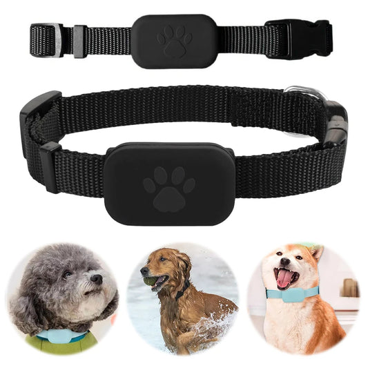Pet GPS tracker with adjustable collar real-time location tracking for dogs and cats
