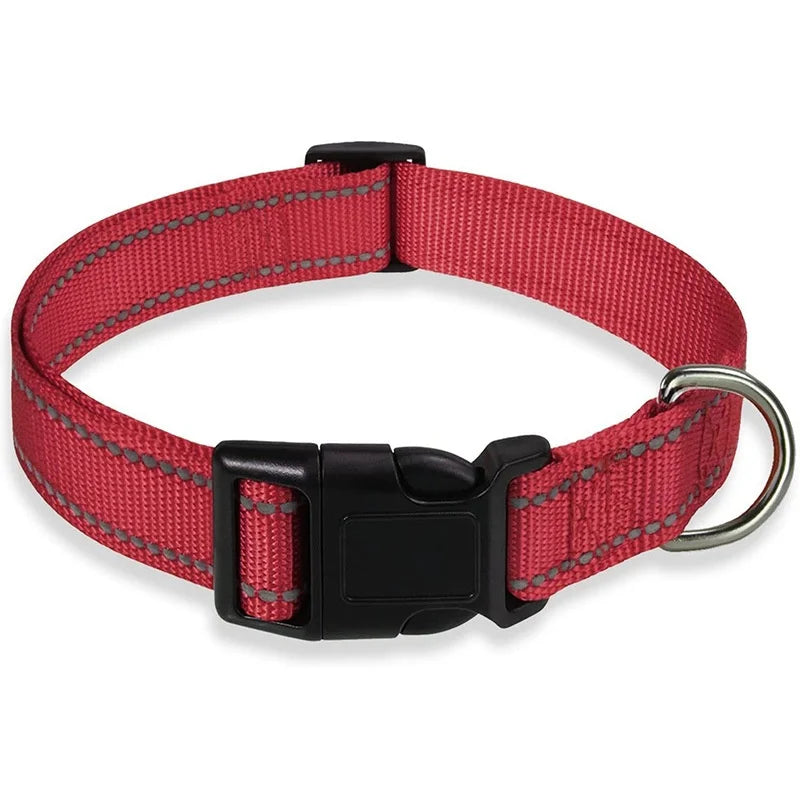 Reflective Dog Collar - Adjustable Safety Strap