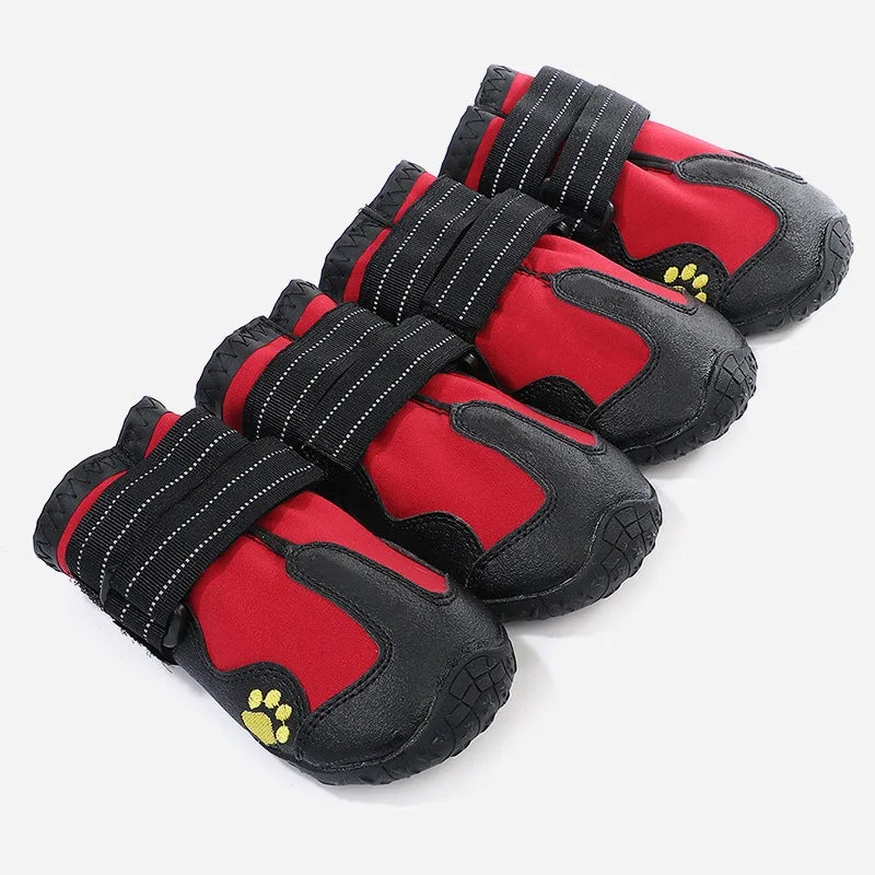 Dog Boots - Waterproof Snow Shoes 4pcs Set