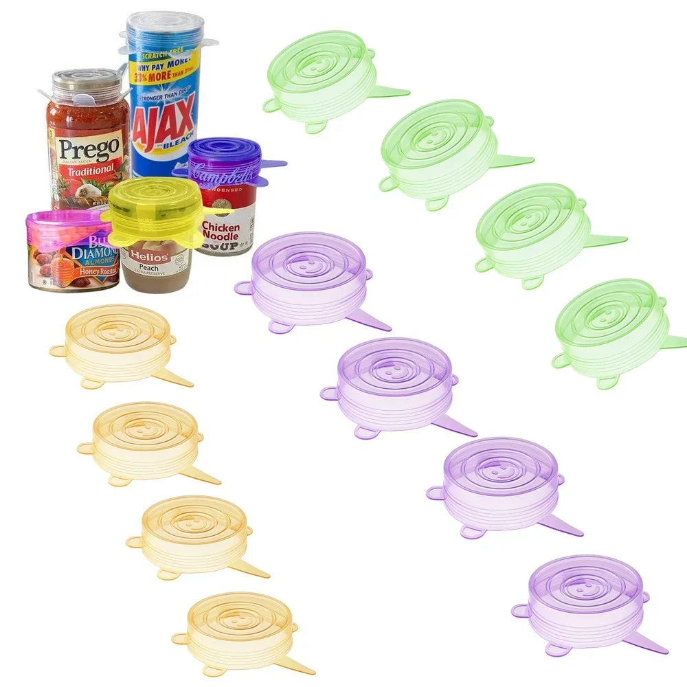 Silicone Can Covers - 12pk BPA-Free Pet Food Lids