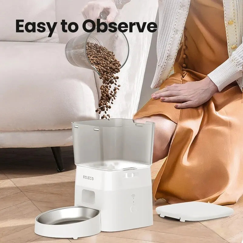 Automatic Cat Feeder - 2L WiFi Smart Dispenser