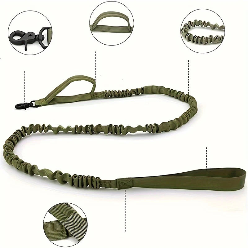 Tactical Dog Leash - Retractable Training Rope