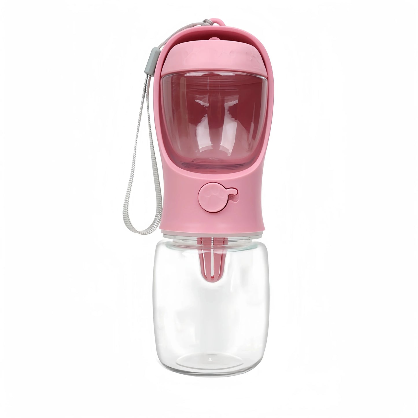 Pet Water Bottle - Portable with Food Dispenser