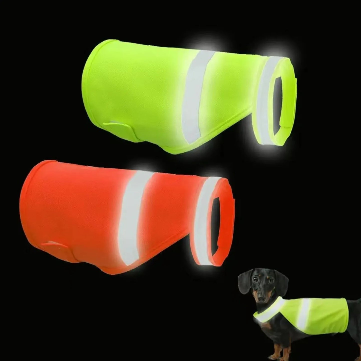 Reflective Dog Safety Vest - Breathable High Visibility Jacket