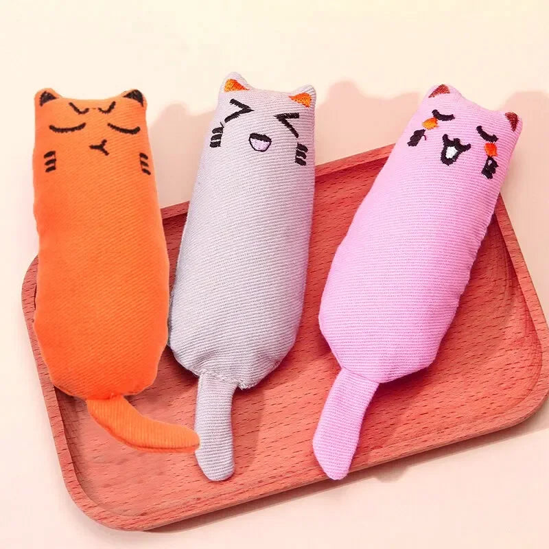 Catnip Toy - Plush Pillow Chew Toy