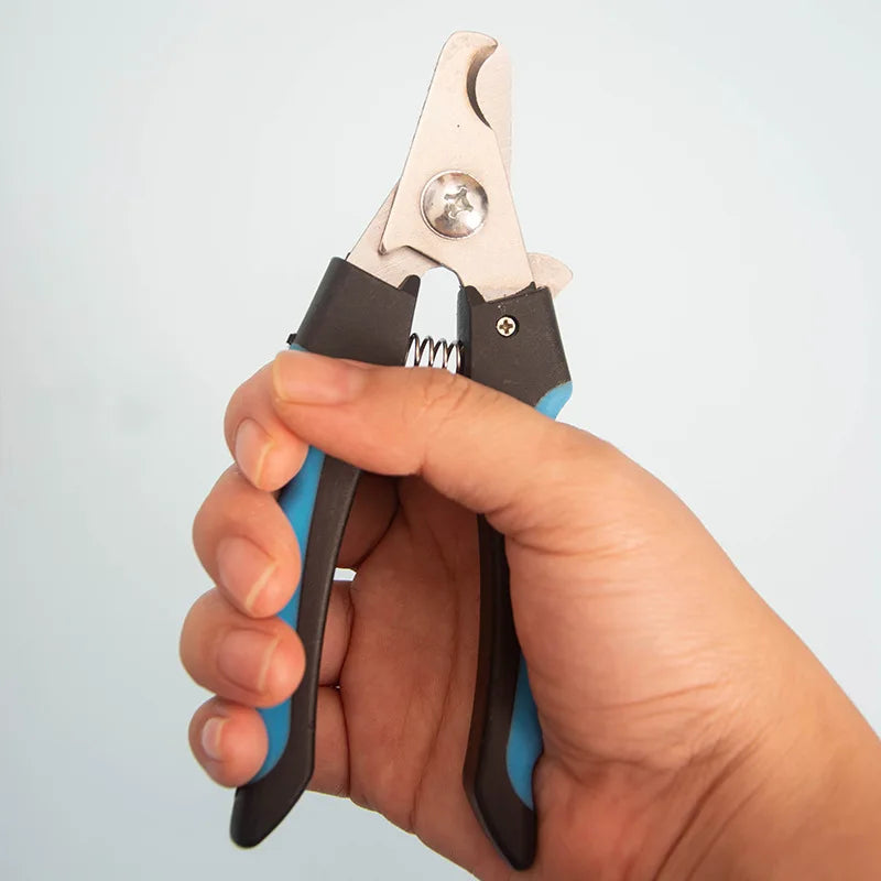 Pet Nail Clippers - Stainless Steel Trimmer with Safety Guard