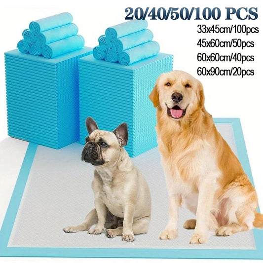 Disposable absorbent dog training pee pads quick dry puppy diapers
