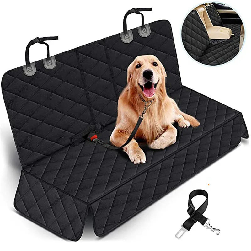 Waterproof car dog seat cover for back seat auto pet protector
