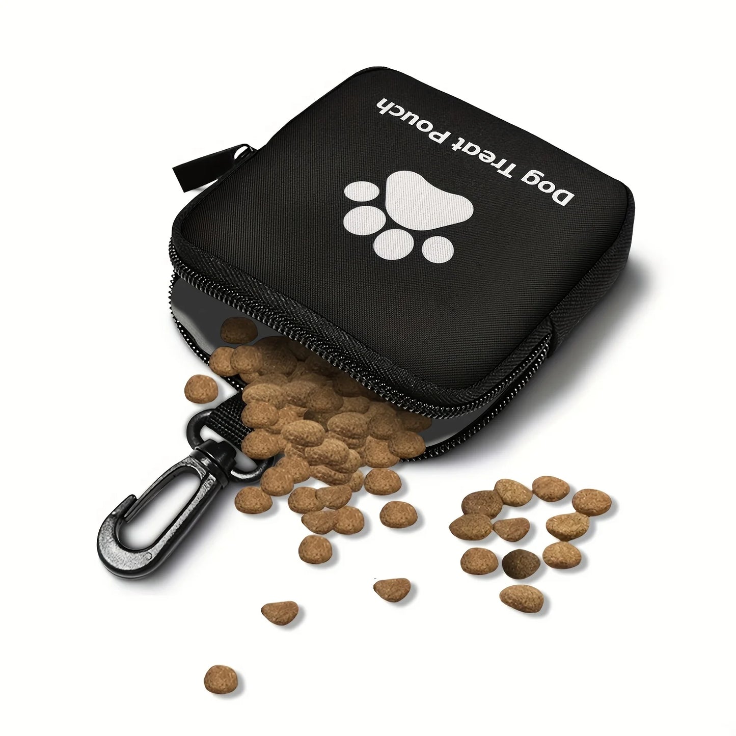 Dog Training Treat Bag - Zippered Portable Pouch