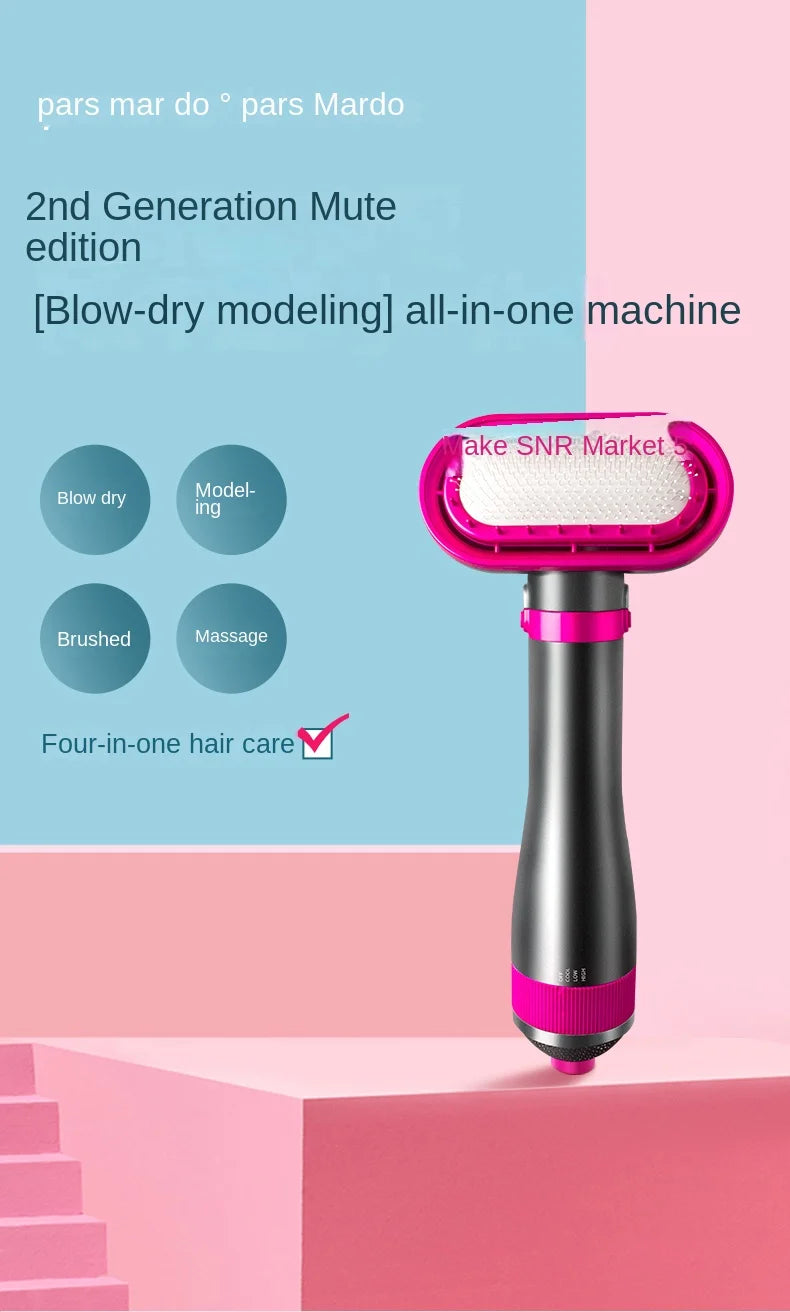 Pet Grooming Dryer Brush - 2-in-1 Quiet Tool