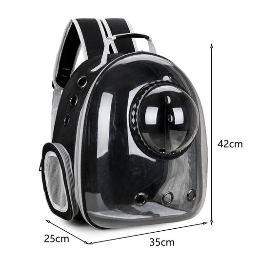Cat Pet Carrier Backpack - Transparent Bubble Capsule Design