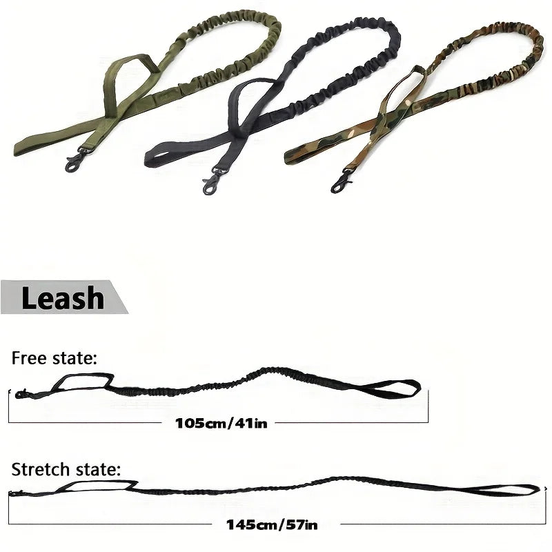 Tactical Dog Leash - Retractable Training Rope