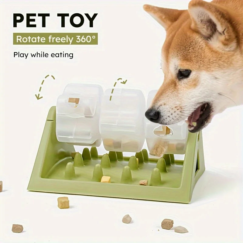 Interactive Dog Food Dispenser Toy - Puzzle Slow Feeder