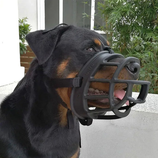 Dog Muzzle - Soft Silicone Anti-Bite Mask