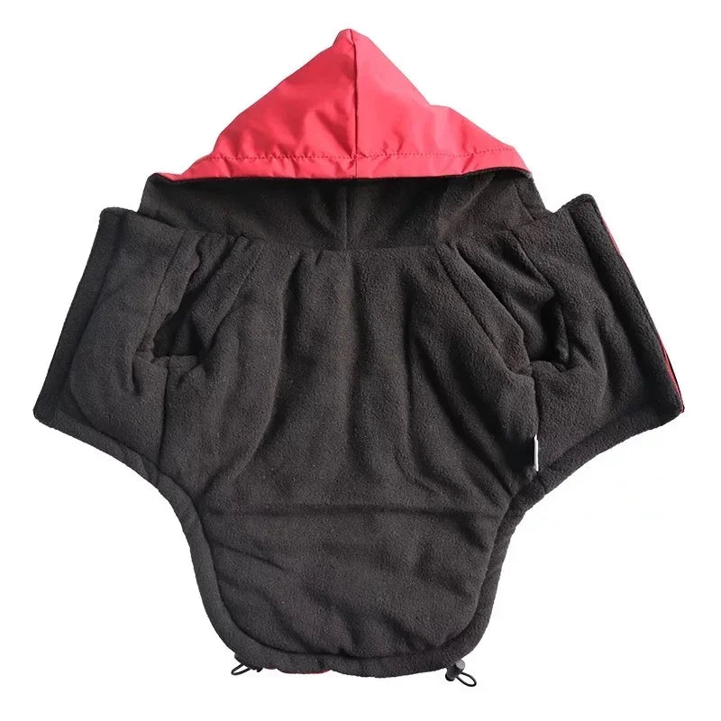 Dog Winter Coat - Waterproof Reflective Hoodie