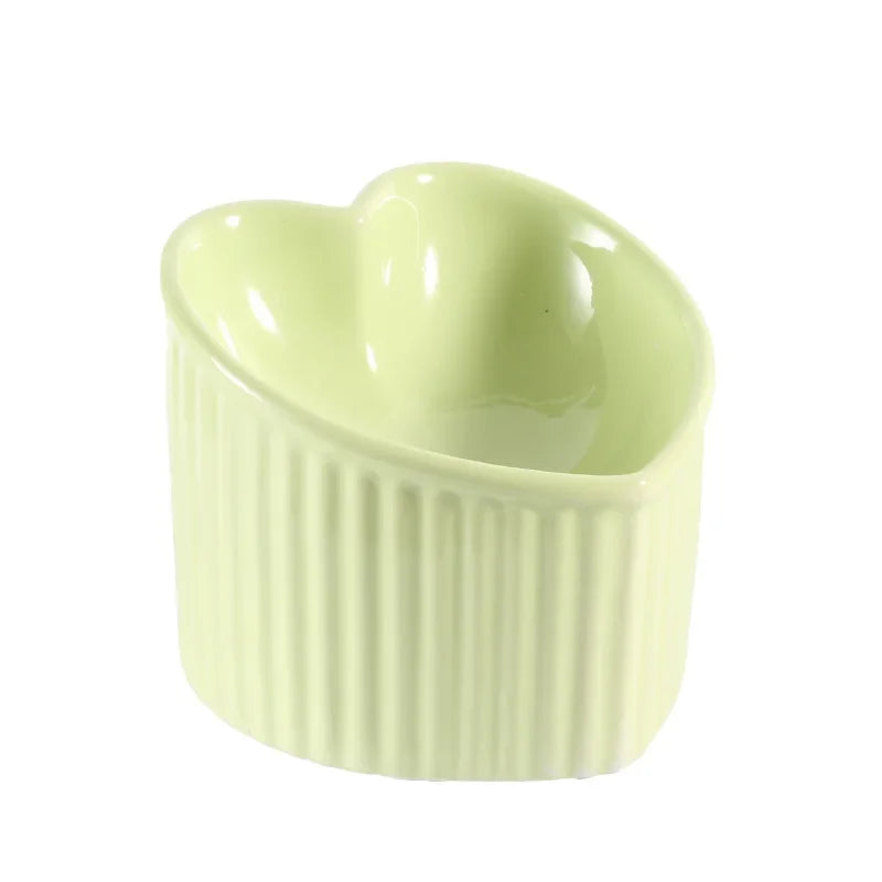Cat Bowl - Ceramic Tilted Elevated Feeder