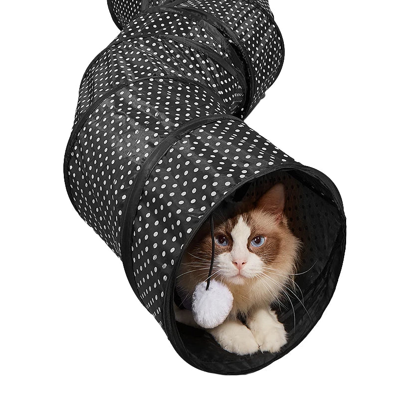 Cat Tunnel - S-Shape Collapsible Play Tube
