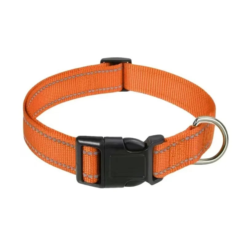 Reflective Dog Collar - Adjustable Safety Strap