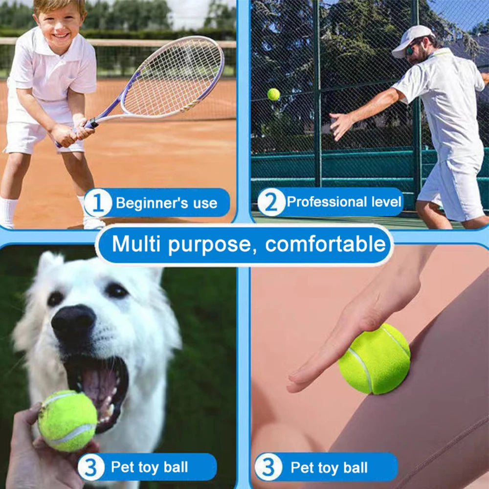 Dog Tennis Balls - 6/12pcs with Mesh Carry Bag