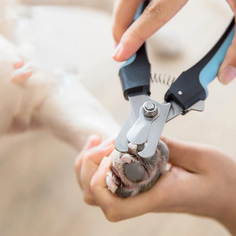 Pet Nail Clippers - Stainless Steel Trimmer with Safety Guard