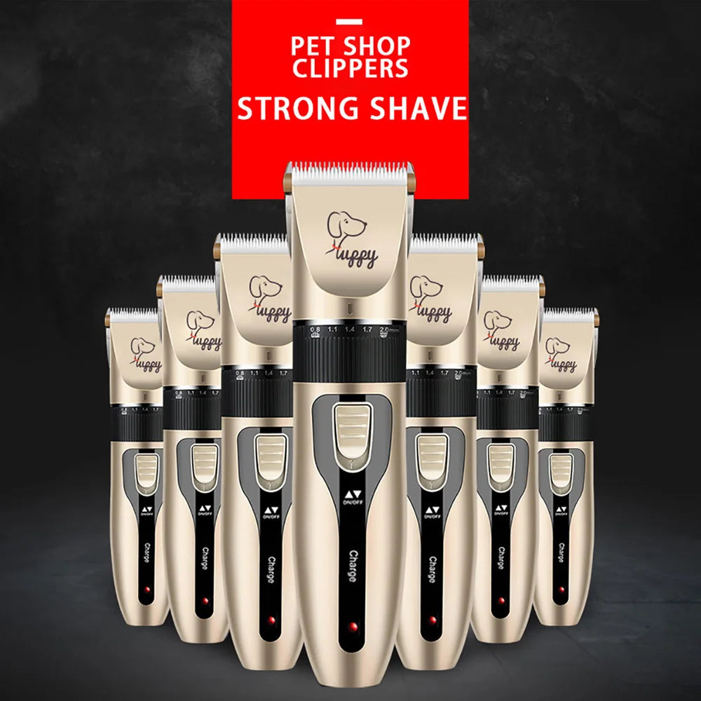 Pet Hair Clipper - Cordless Grooming Trimmer Set