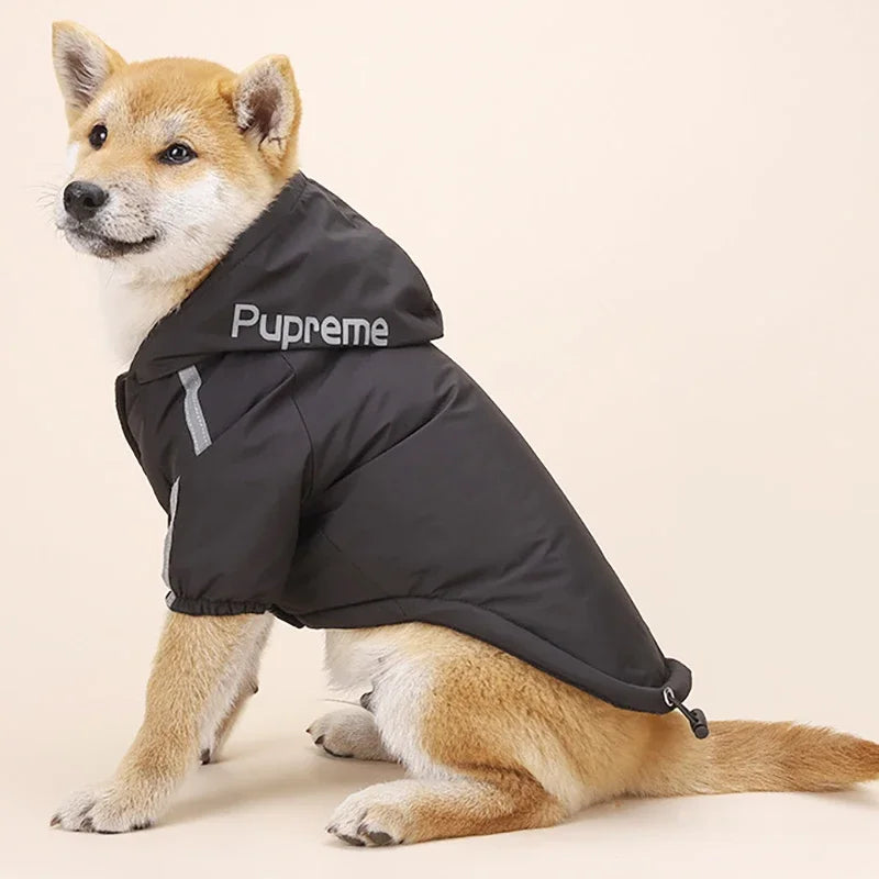 Dog Winter Coat - Waterproof Reflective Hoodie