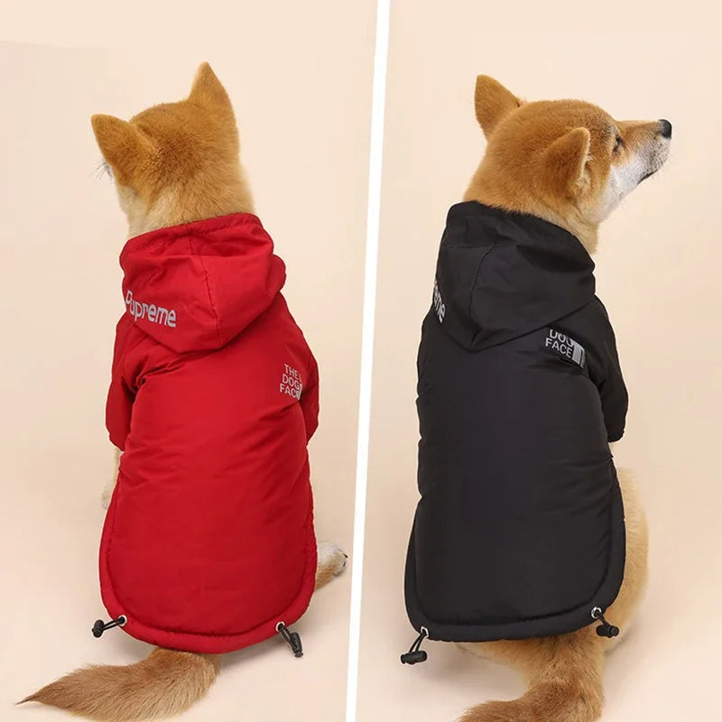 Dog Winter Coat - Waterproof Reflective Hoodie