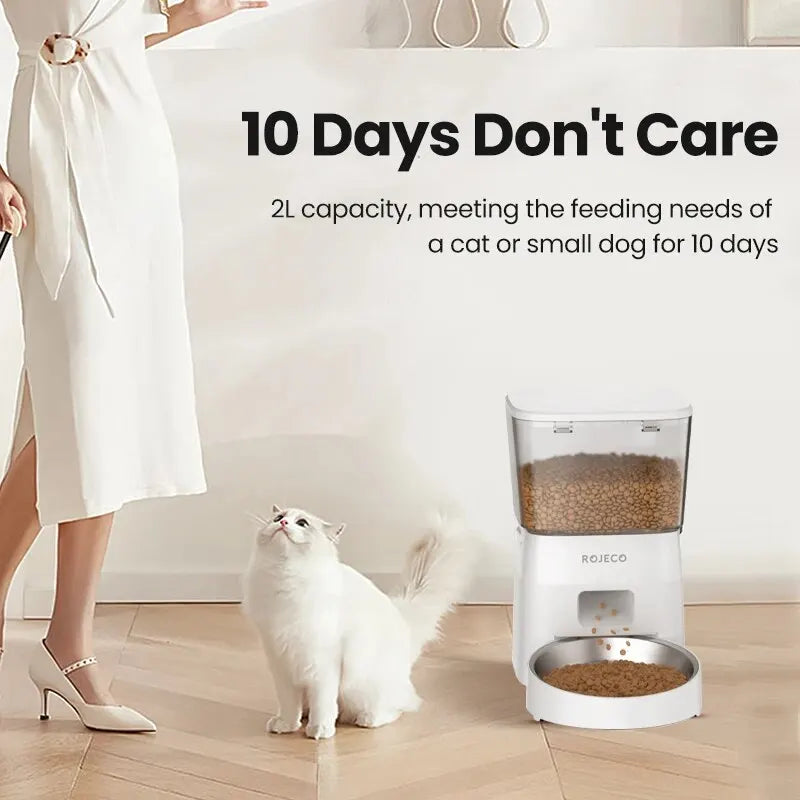 Automatic Cat Feeder - 2L WiFi Smart Dispenser