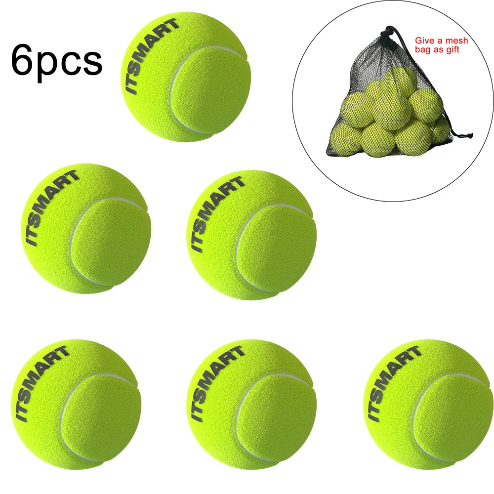 Dog Tennis Balls - 6/12pcs with Mesh Carry Bag