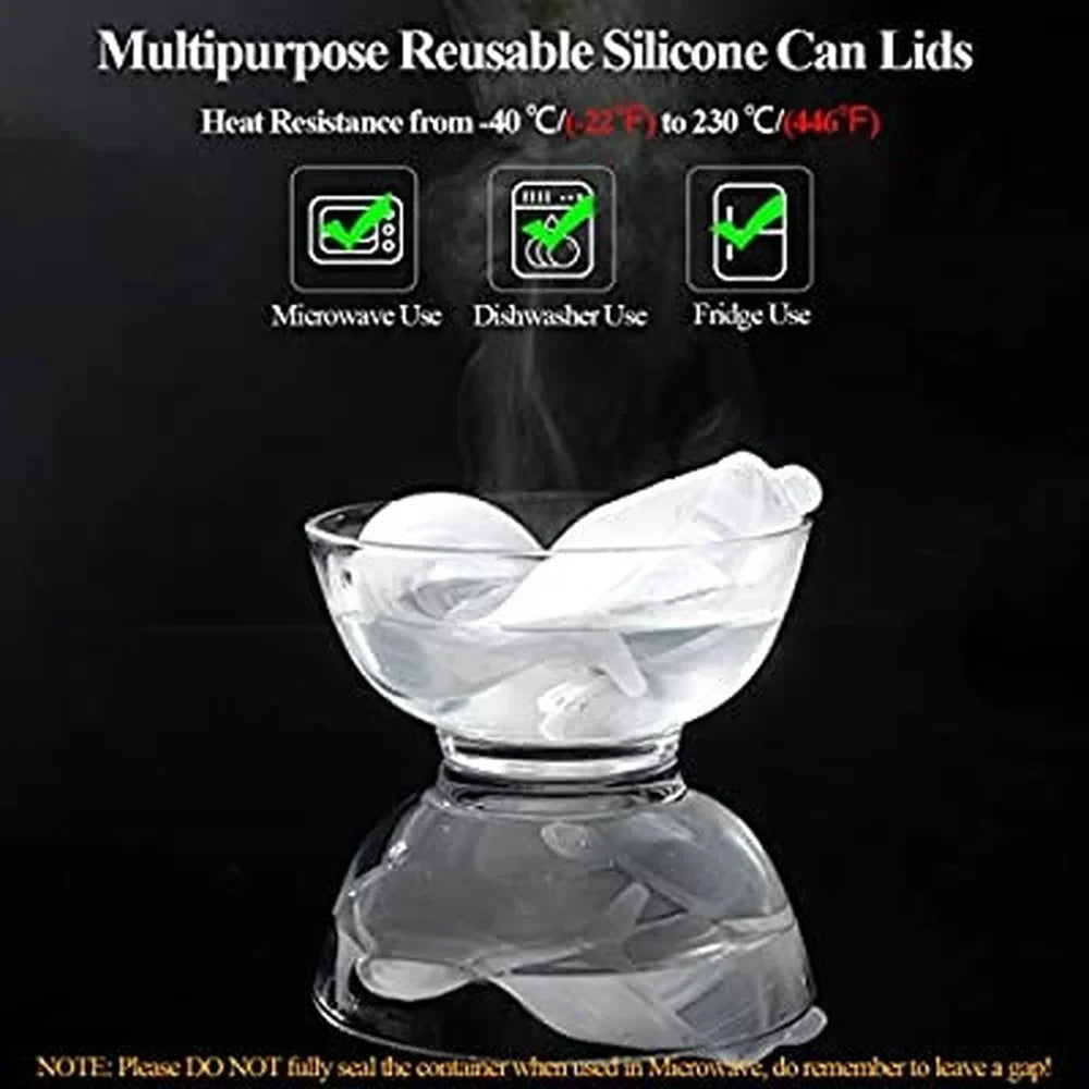 Silicone Can Covers - 12pk BPA-Free Pet Food Lids