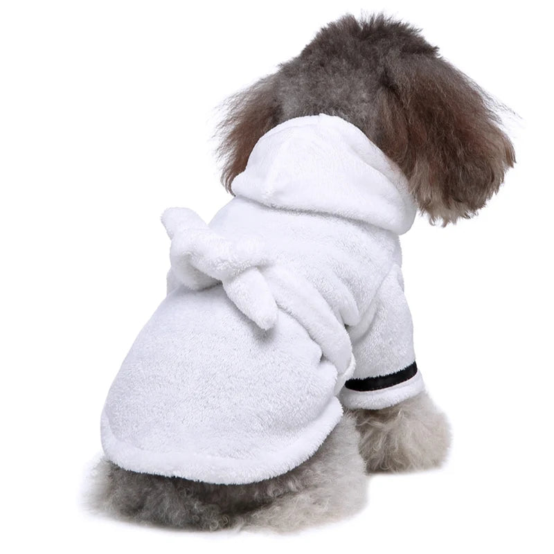 Absorbent pet drying towel clothes for puppy bath accessories