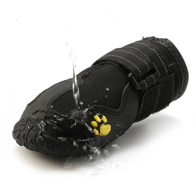 Dog Boots - Waterproof Snow Shoes 4pcs Set