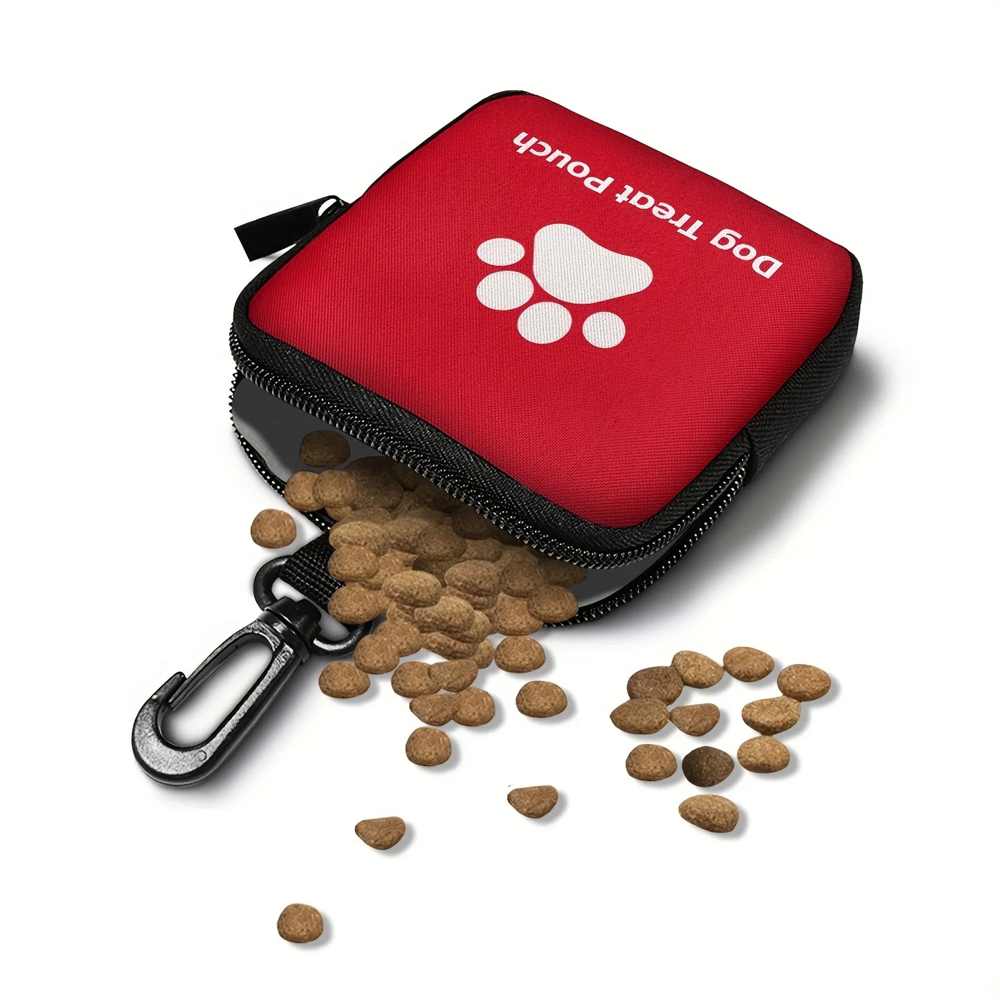 Dog Training Treat Bag - Zippered Portable Pouch