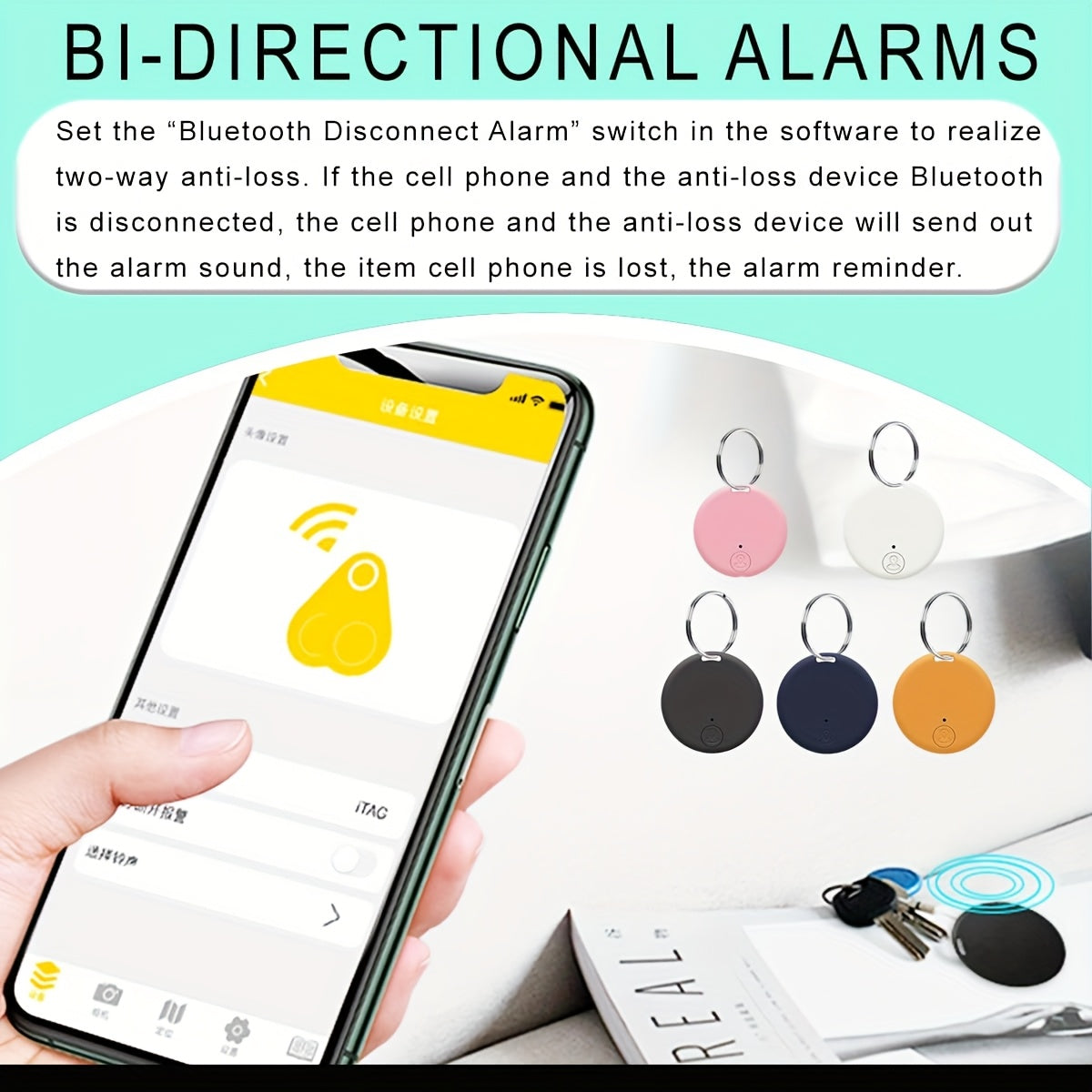 Smart Tracker - Mini Pet & Key Finder with App Control