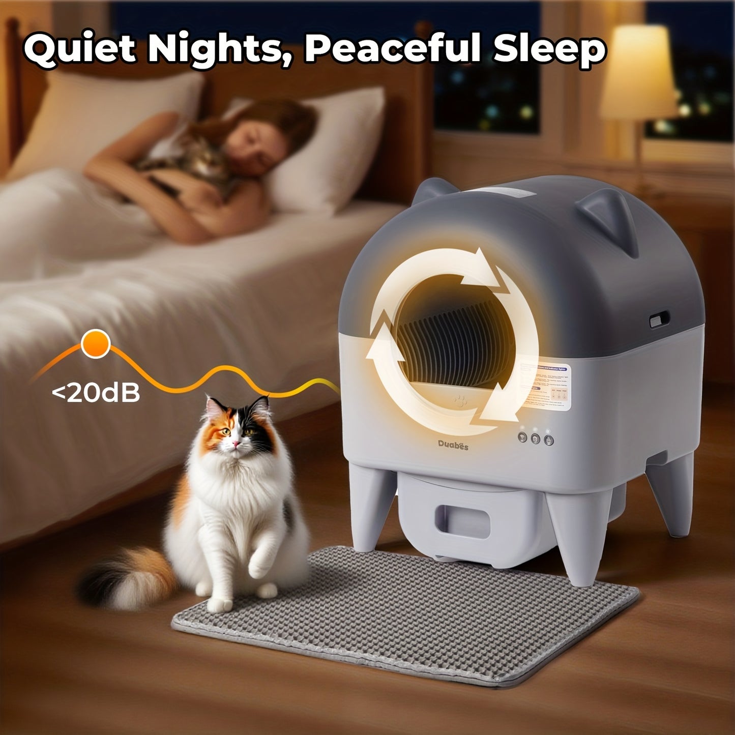 Self-Cleaning Cat Litter Box - Extra Large Automatic