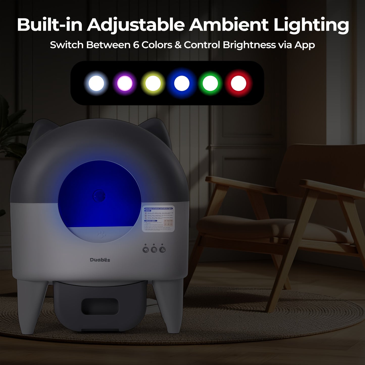Self-Cleaning Cat Litter Box - Extra Large Automatic