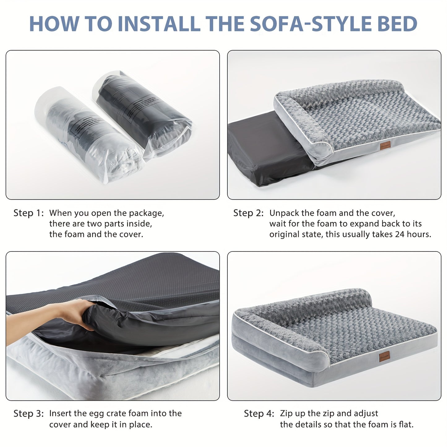 Orthopedic Dog Bed - Extra Large Waterproof