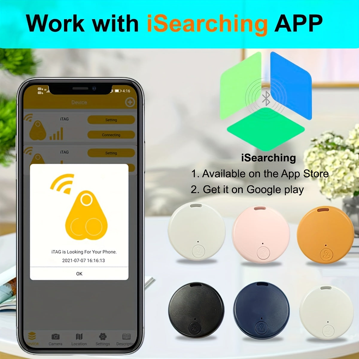 Smart Tracker - Mini Pet & Key Finder with App Control