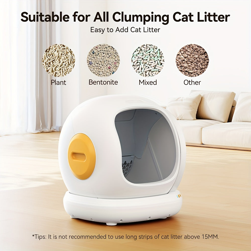 Self-Cleaning Cat Litter Box - App Control 19.8 Gallon