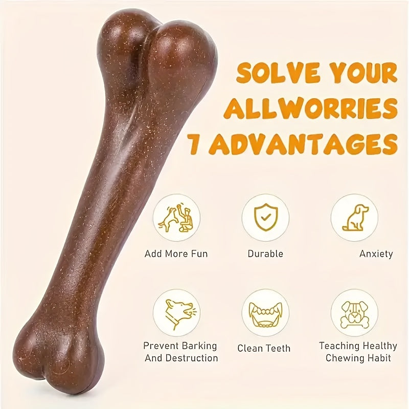 Beef-Flavored Dog Chew Toy - Durable Dental Bone
