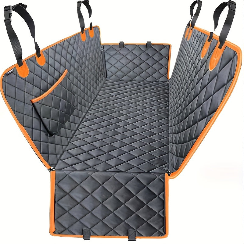 Waterproof Dog Car Mat - Seat Belt Compatible