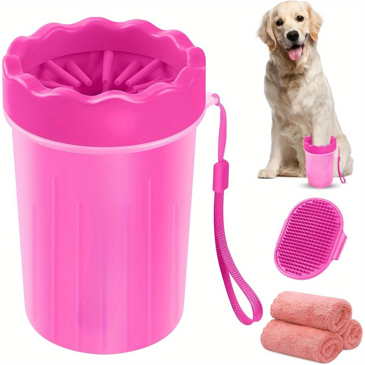 Dog Paw Washer - Muddy Paw Cleaner for All Breeds