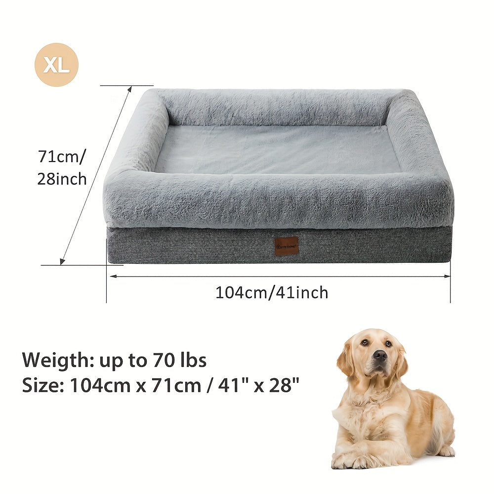 Orthopedic Dog Bed - Extra Large Washable