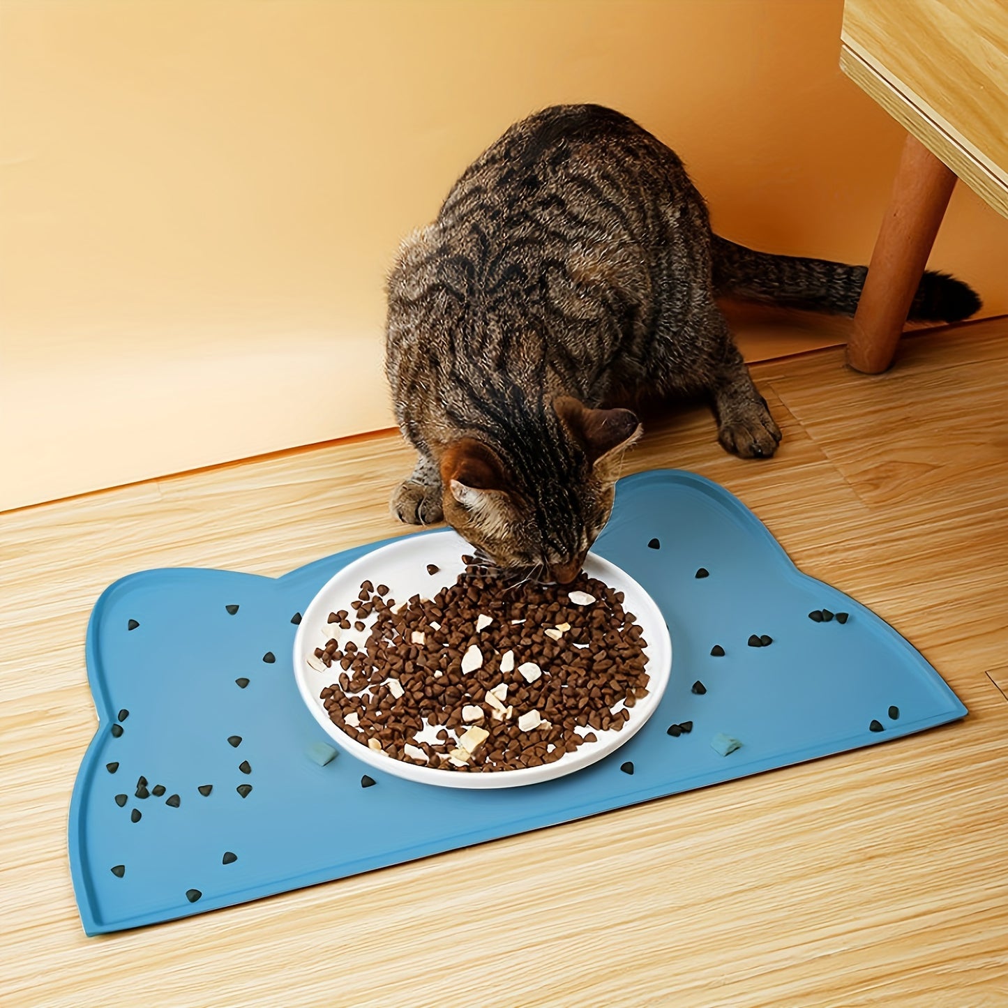 Waterproof Pet Food Mat - Non-Slip Feeding Tray