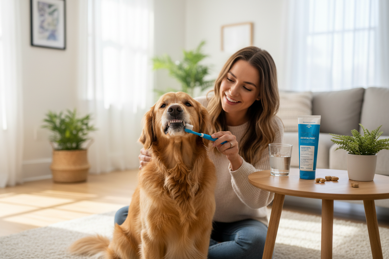 Dog Toothbrush Set - Lifestyle