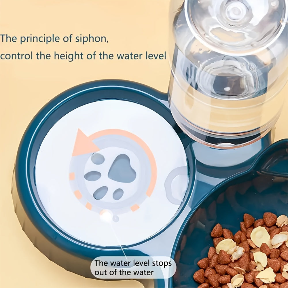 Anti-Slip Tilted Pet Bowl - Ergonomic Design